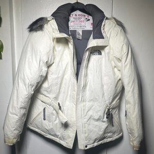 Authentic The North Face white Women's jacket